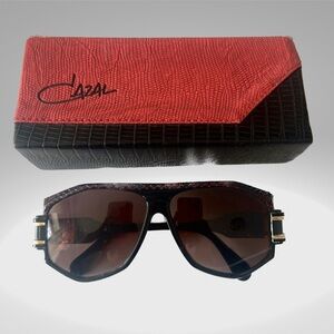 Authentic CAZAL lizard frame sunglasses, easily replaceable prescription lenses